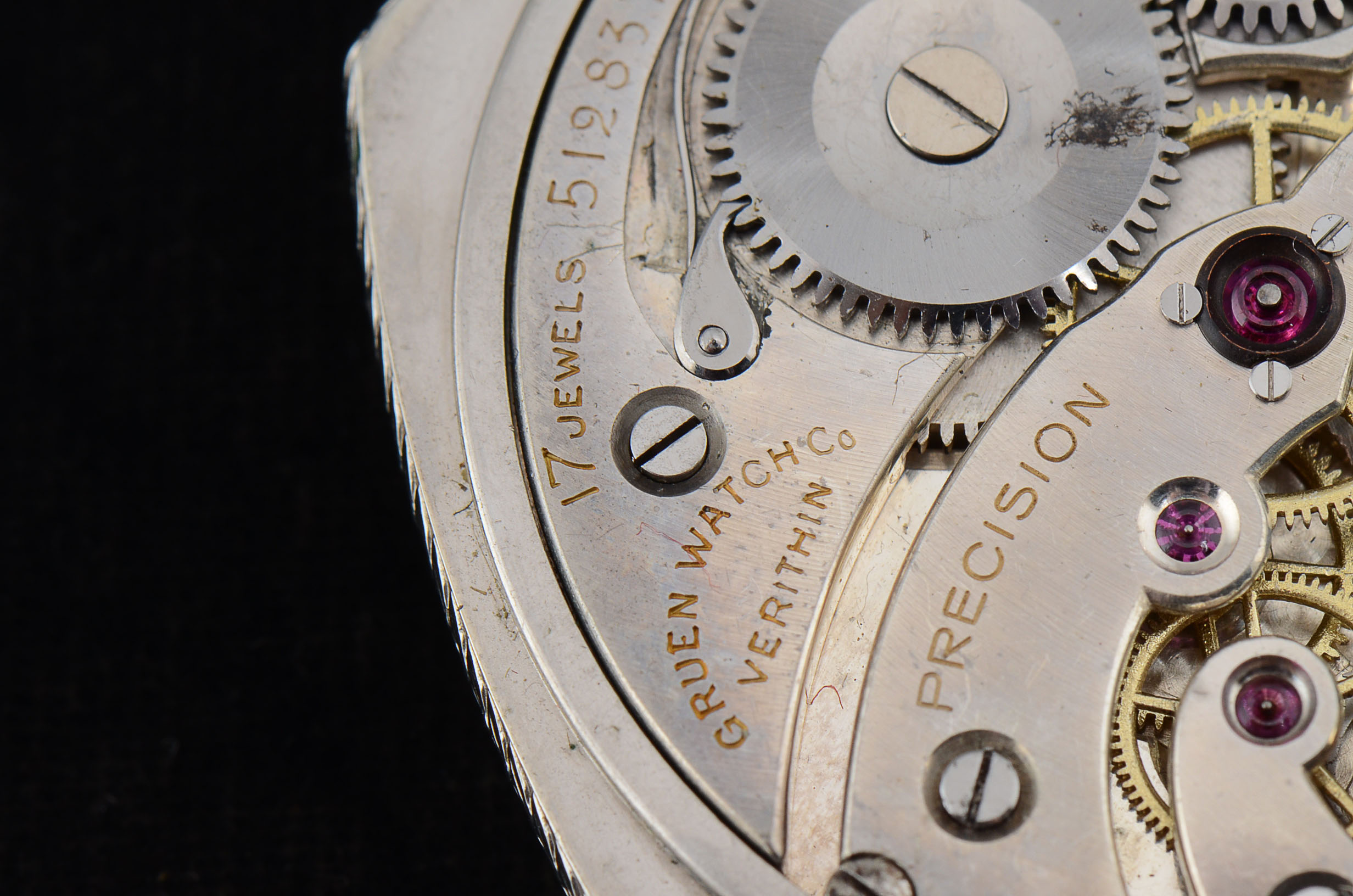 Gruen Verithin 14K Gold-Filled Pocket Watch