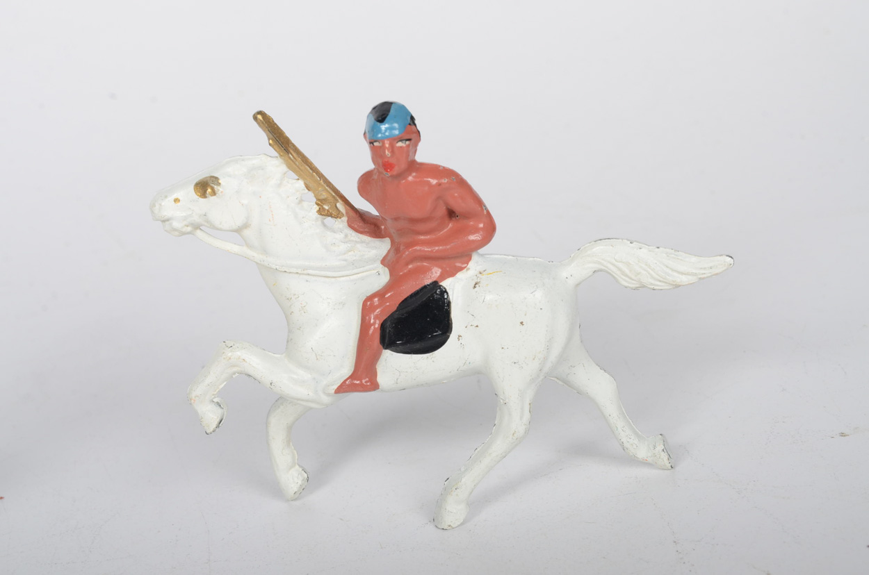 Pair of Vintage Barclay Cast Iron Figurines