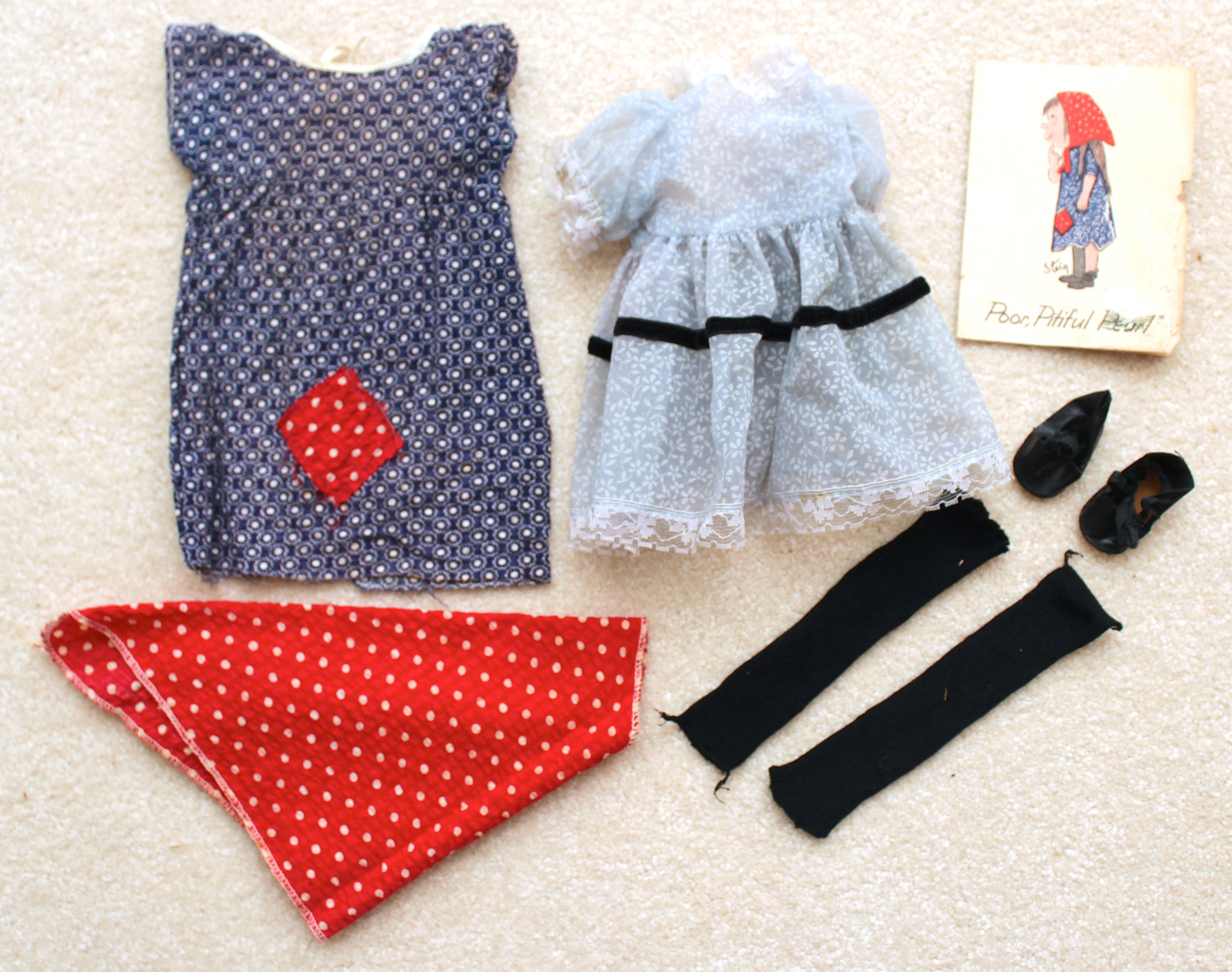 Brookglad "Poor Pitiful Pearl" Doll With Extra Clothes