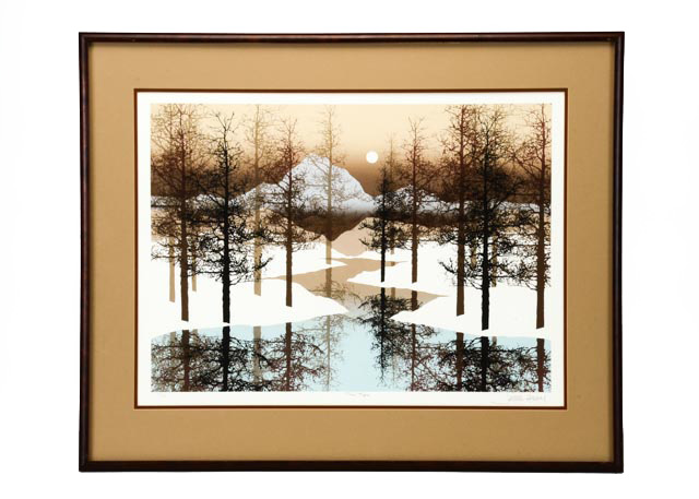 Limited Edition Lithograph "Tree Tops" by James Hagey