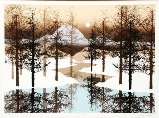 Limited Edition Lithograph "Tree Tops" by James Hagey