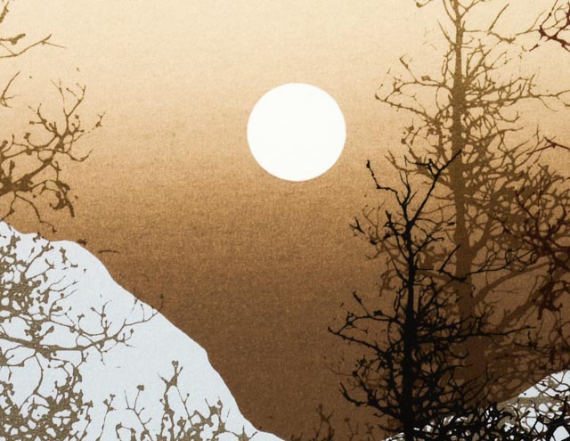 Limited Edition Lithograph "Tree Tops" by James Hagey