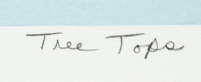 Limited Edition Lithograph "Tree Tops" by James Hagey