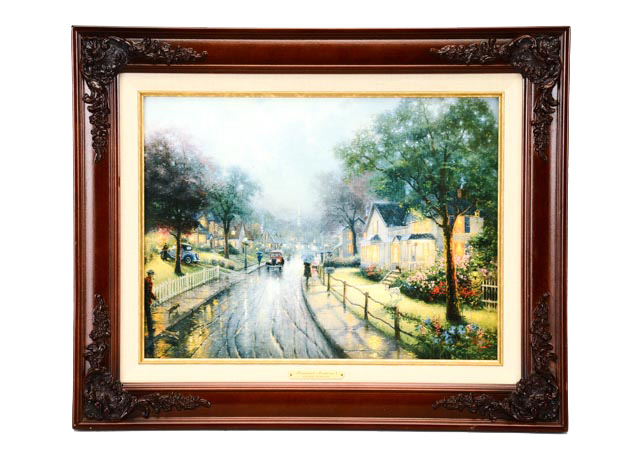 Thomas Kinkade "Hometown Memories 1" Giclee Print