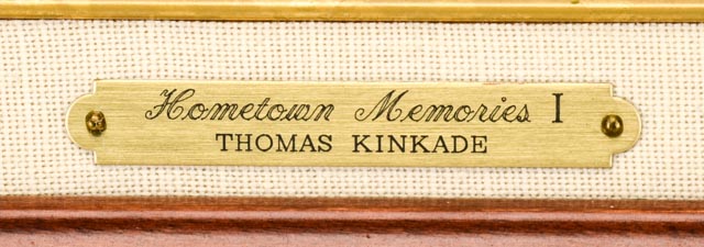 Thomas Kinkade "Hometown Memories 1" Giclee Print