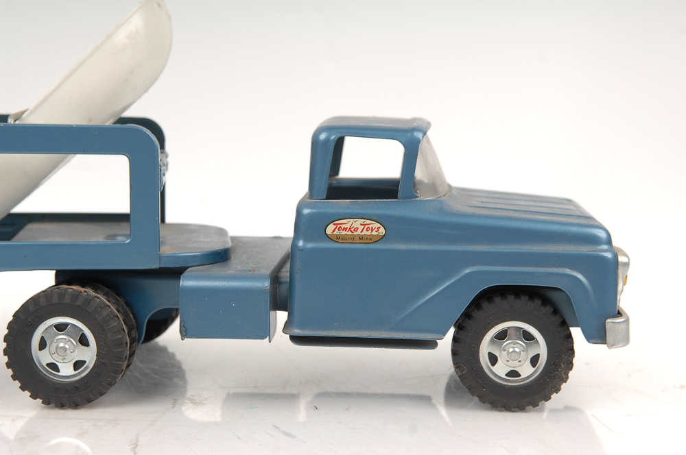 Vintage Rare 1959 Tonka Marine Service Truck & Trailer