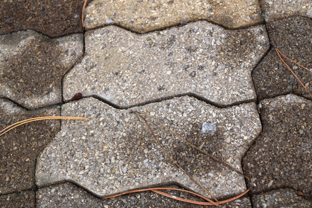 Collection of Wavy Brick Pavers