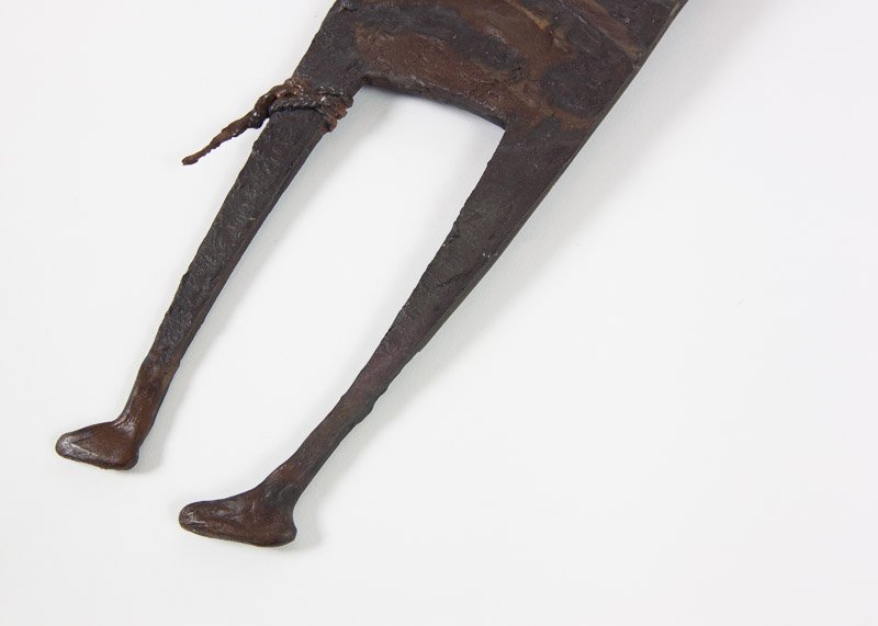 Bronze Native American Shaman Sculpture by Bill Worrell