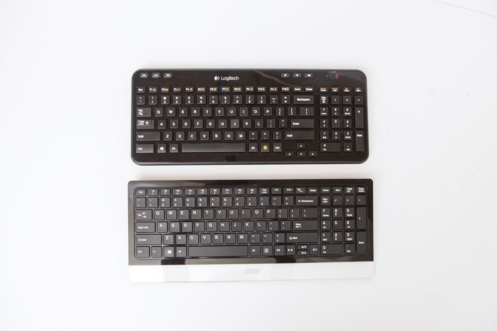 HP LaserJet Printer and Wireless Keyboard