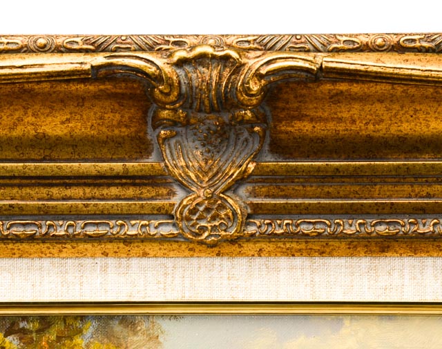 Original Herbert Isenberg Oil on Canvas of Hunters