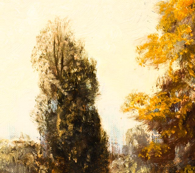 Original Herbert Isenberg Oil on Canvas of Hunters