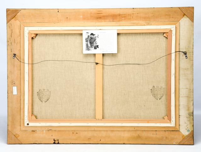 Original Herbert Isenberg Oil on Canvas of Hunters