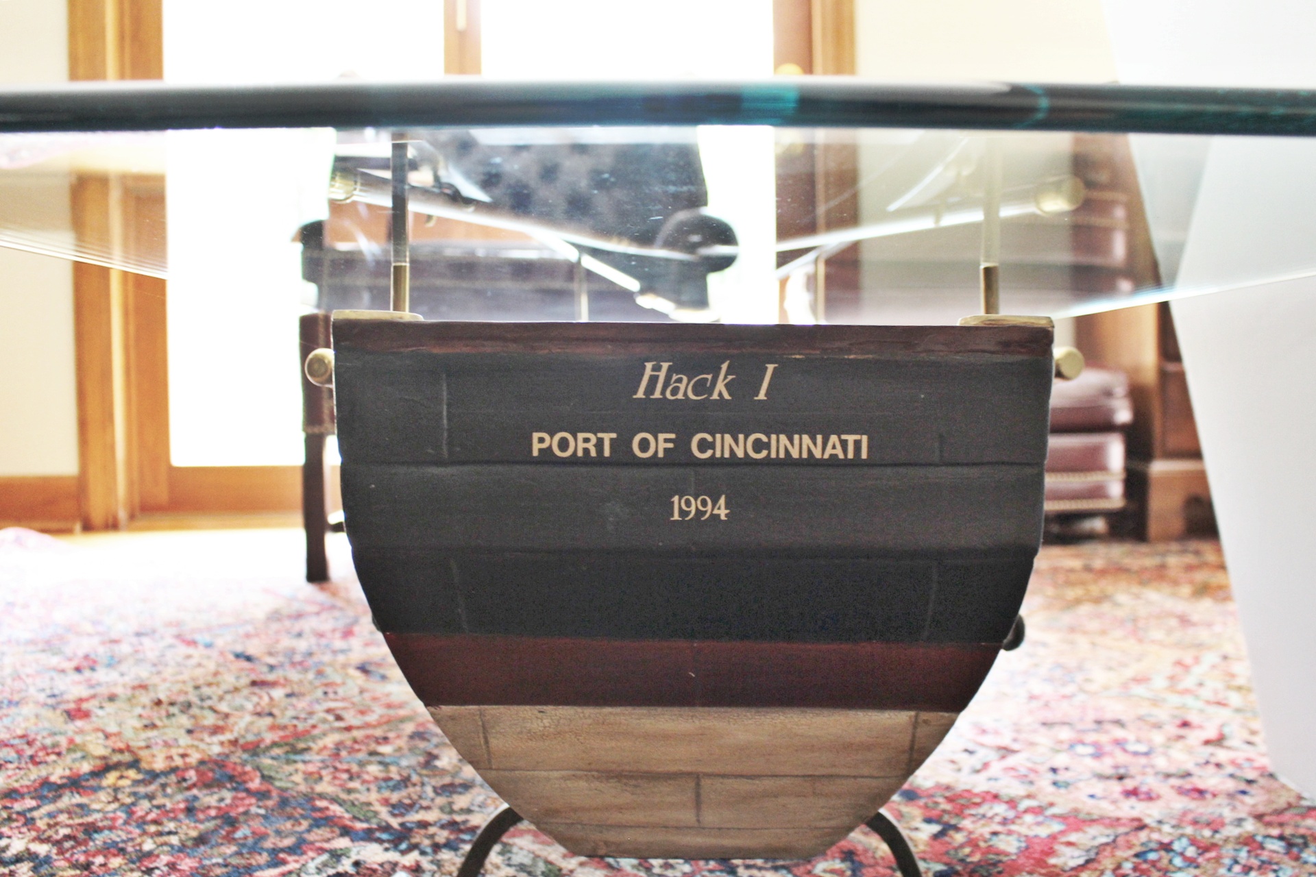 Unique Row Boat Coffee Table