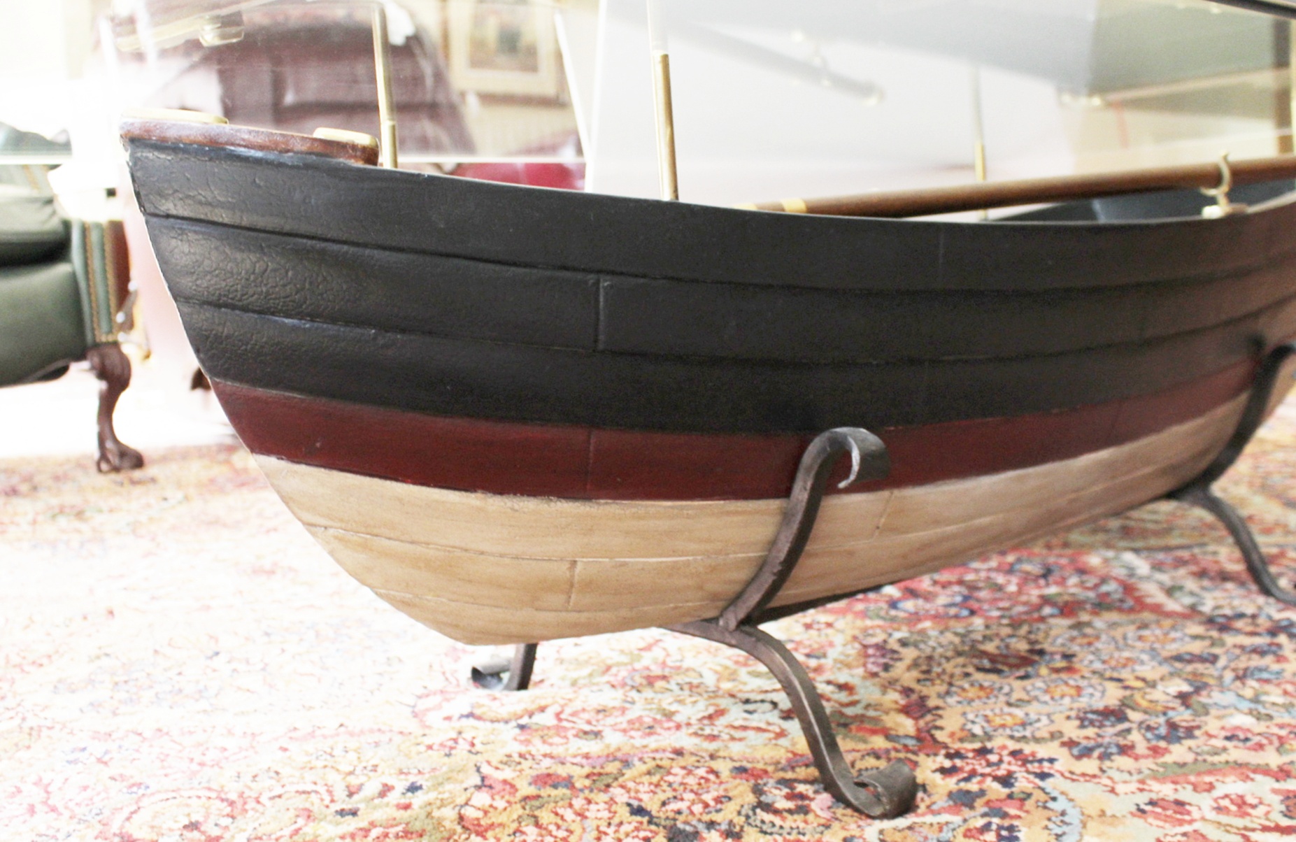 Unique Row Boat Coffee Table