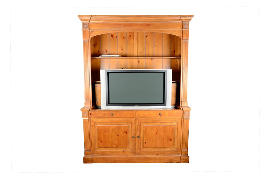 Entertainment Center by Ethan Allen with Liftbox Mechanism