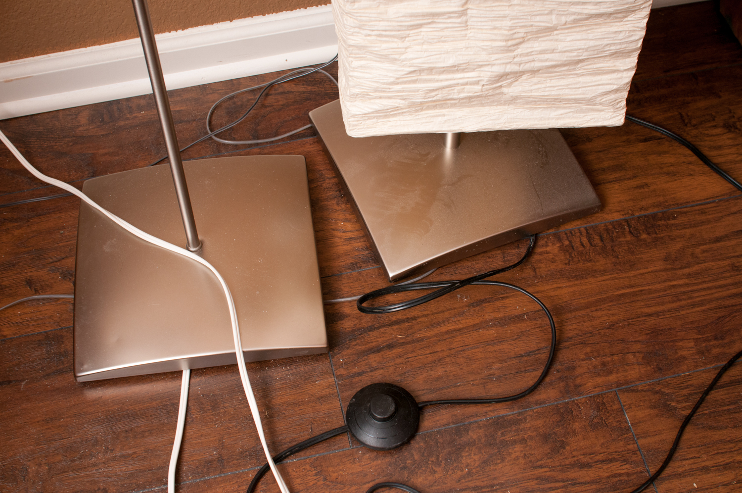 Modern Ikea Floor Lamp Duo