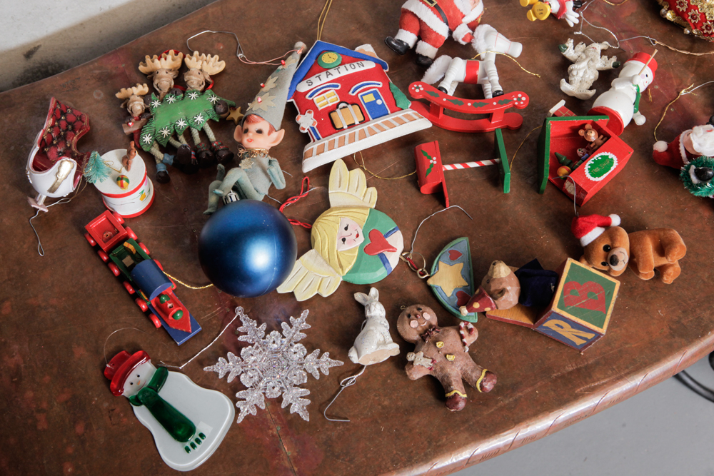 Vintage and Modern Christmas Ornaments