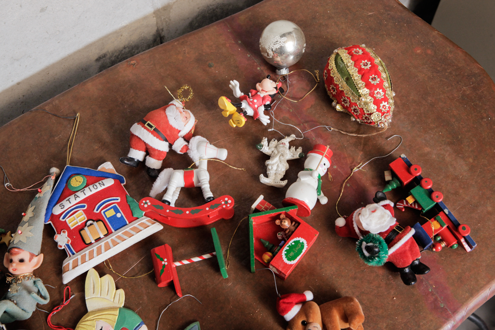 Vintage and Modern Christmas Ornaments