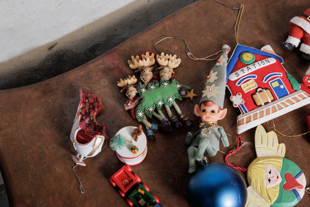 Vintage and Modern Christmas Ornaments