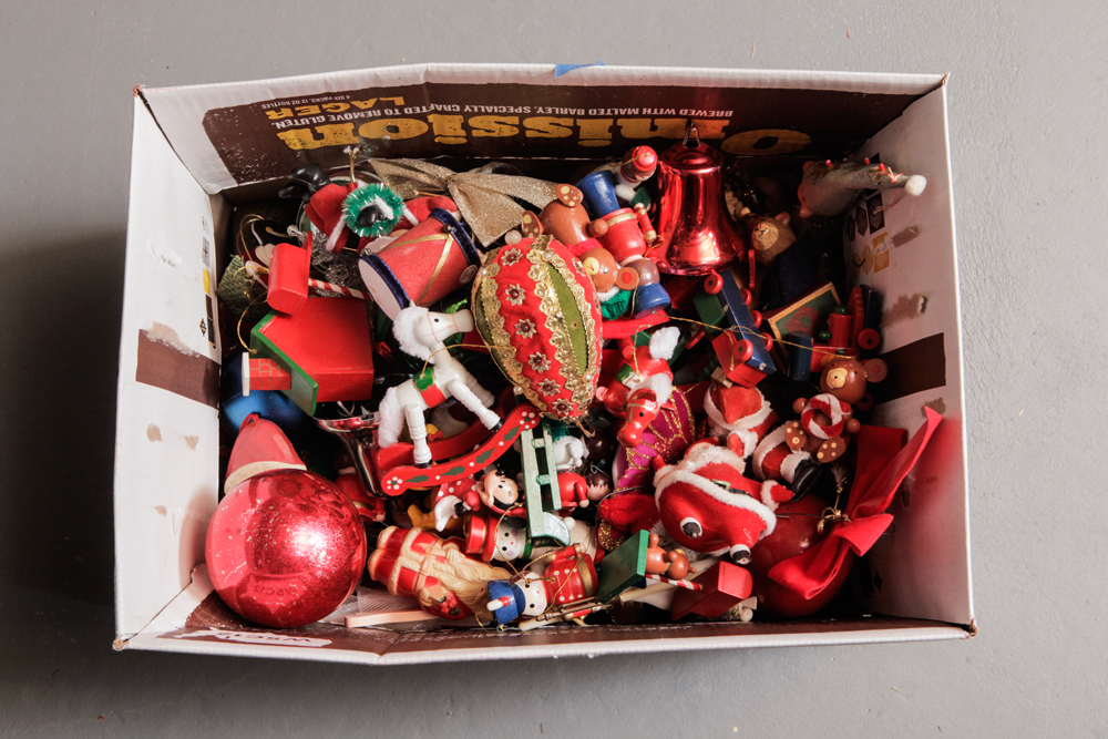 Vintage and Modern Christmas Ornaments