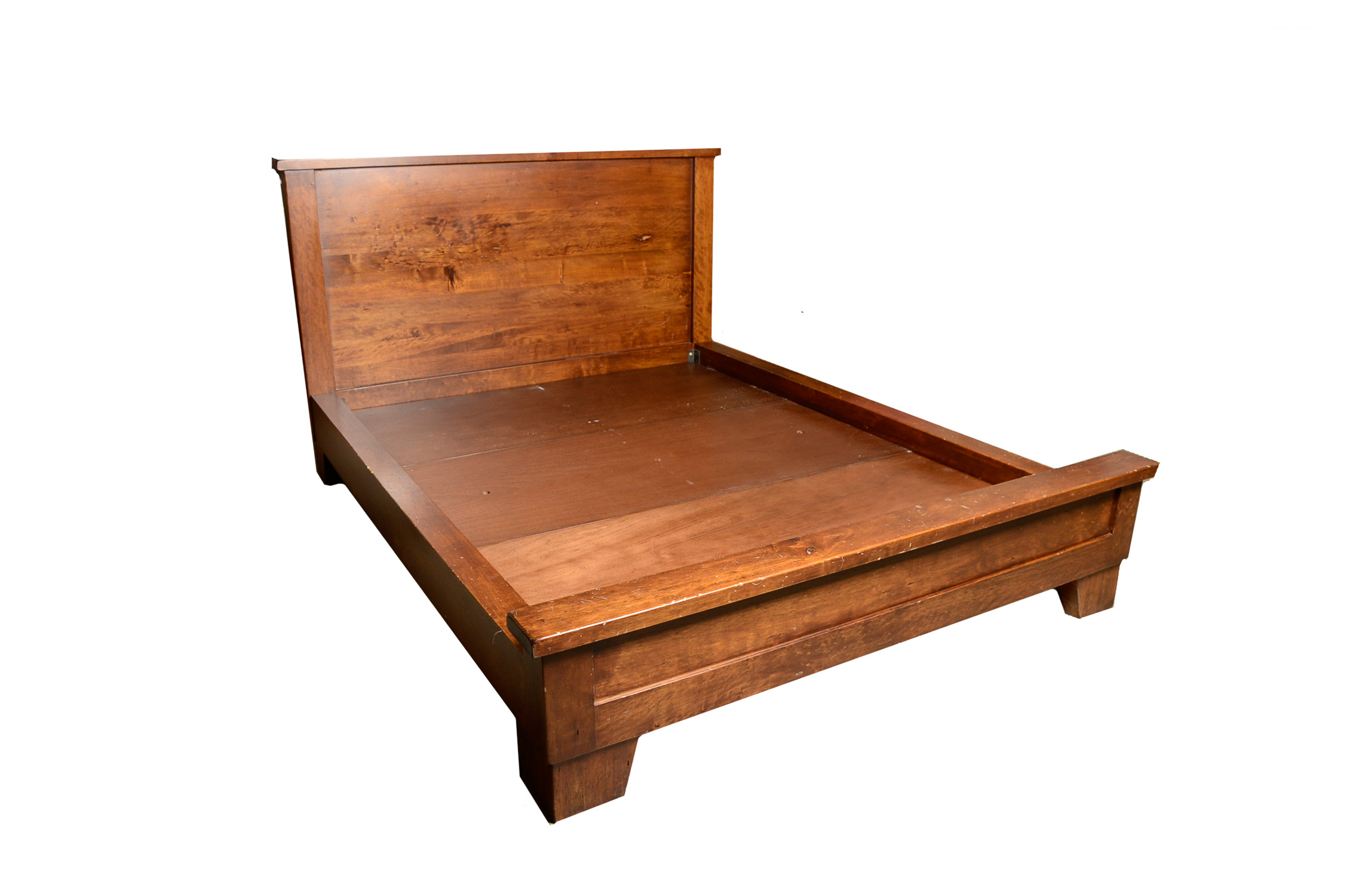 Mahogany Queen Bed Frame by Pottery Barn