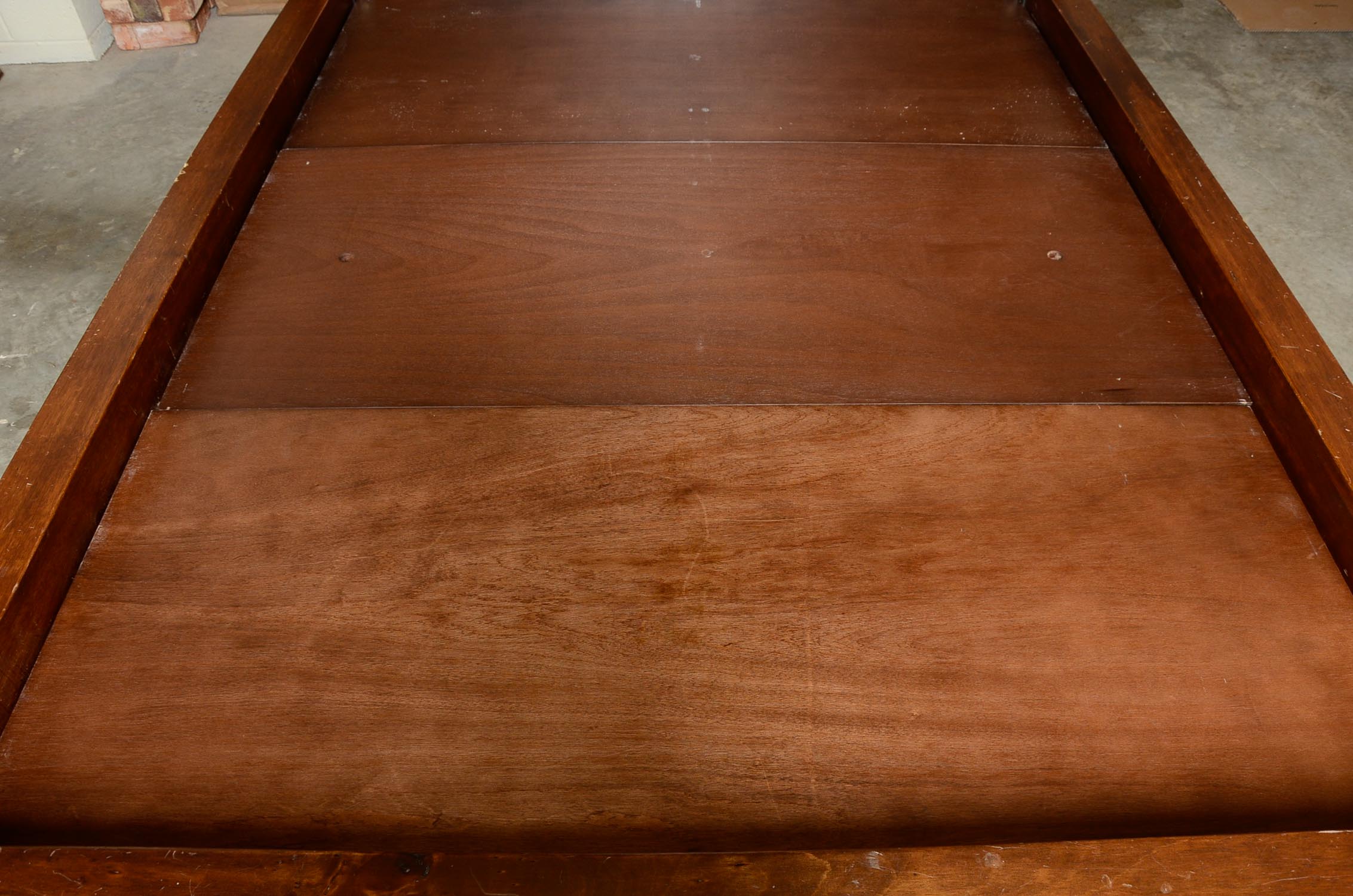 Mahogany Queen Bed Frame by Pottery Barn