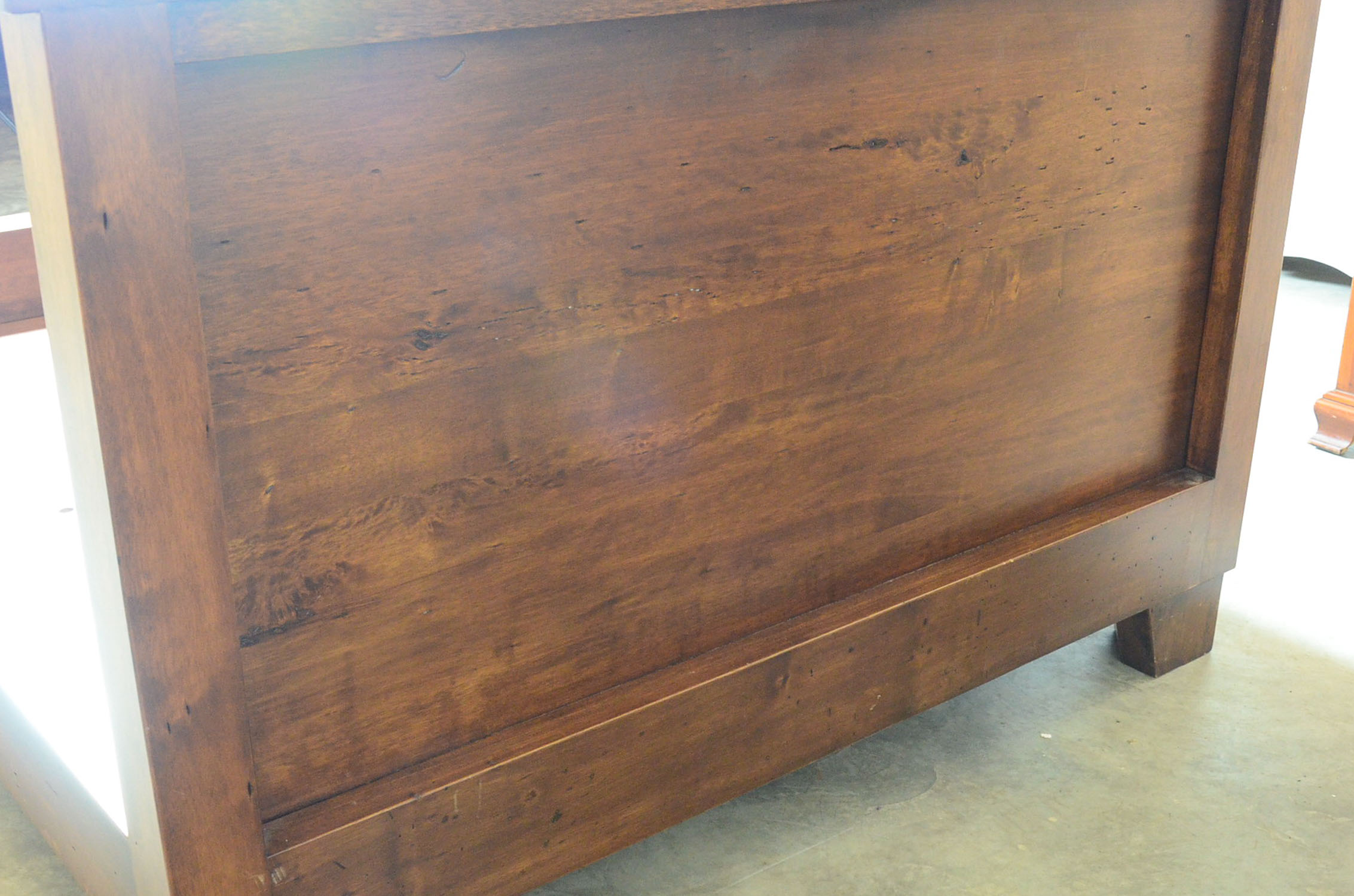 Mahogany Queen Bed Frame by Pottery Barn