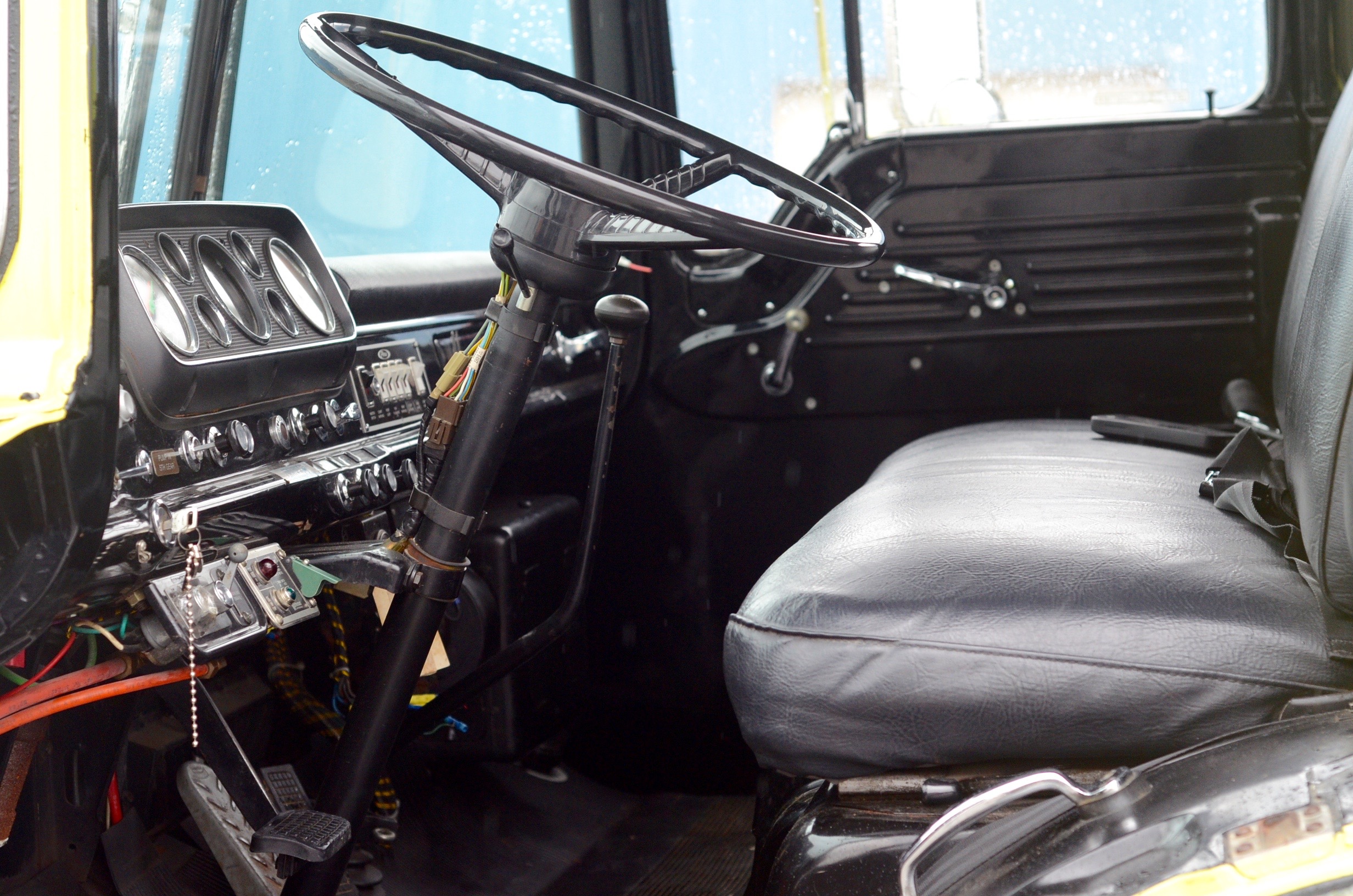 1985 Ford Chartreuse Fire Truck