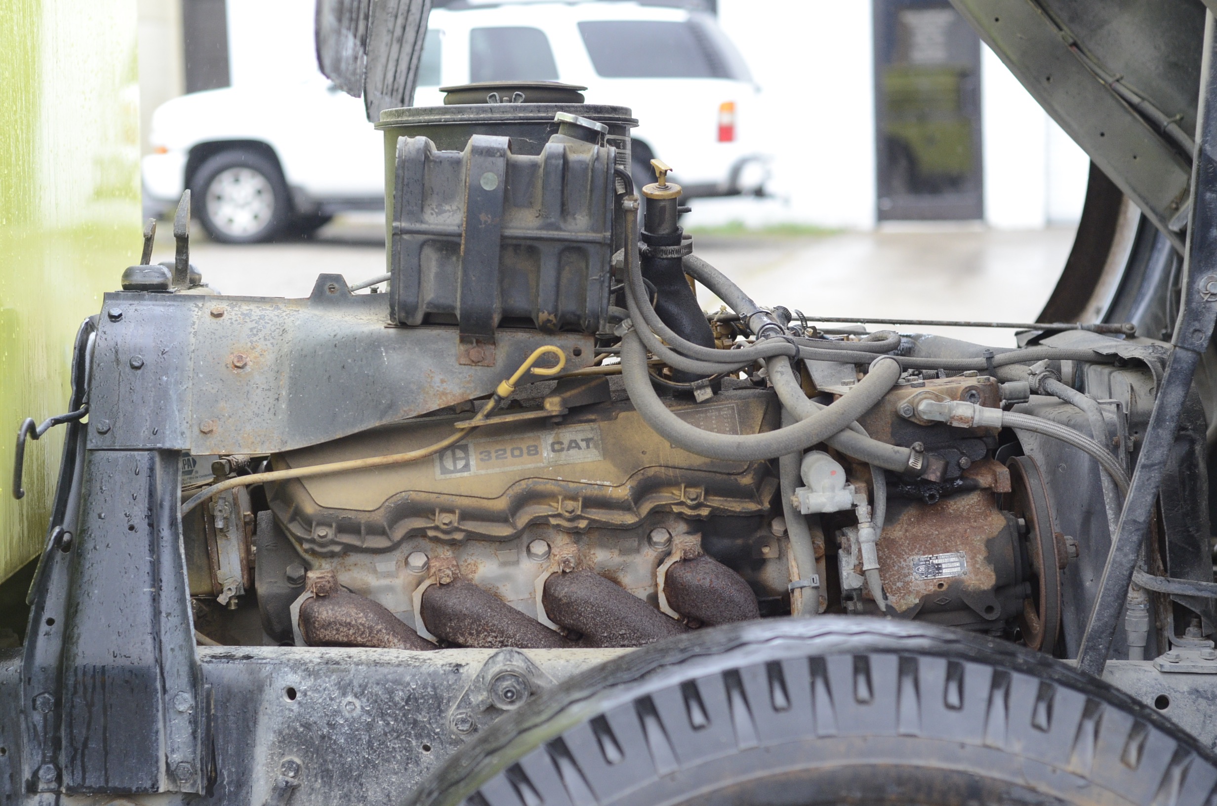 1985 Ford Chartreuse Fire Truck