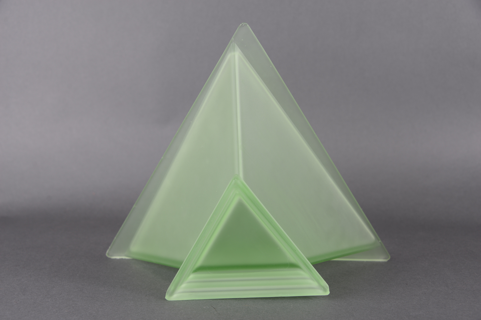 Four Pieces of Vintage New Martinsville Art Deco Glass