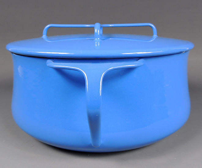 Blue Dansk Kobenstyle Enamel Dutch Oven