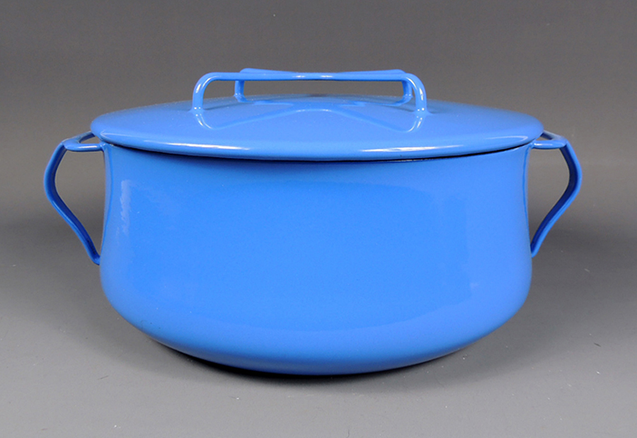 Blue Dansk Kobenstyle Enamel Dutch Oven