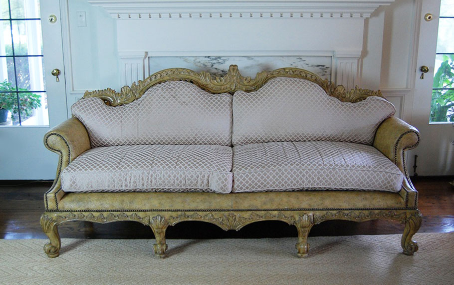 French Rococo Style Sofa from Maitland Smith