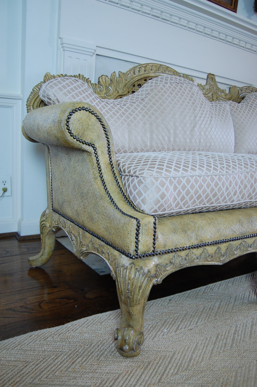 French Rococo Style Sofa from Maitland Smith