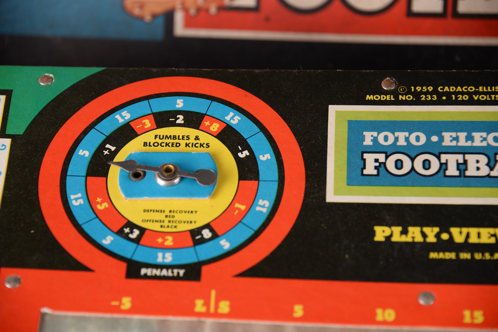 Vintage Foto-Electric Football Game
