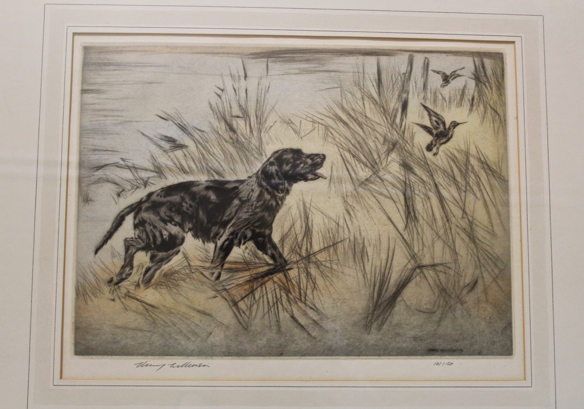Henry Wilkinson Hunting Dog Limited Edition Engraving