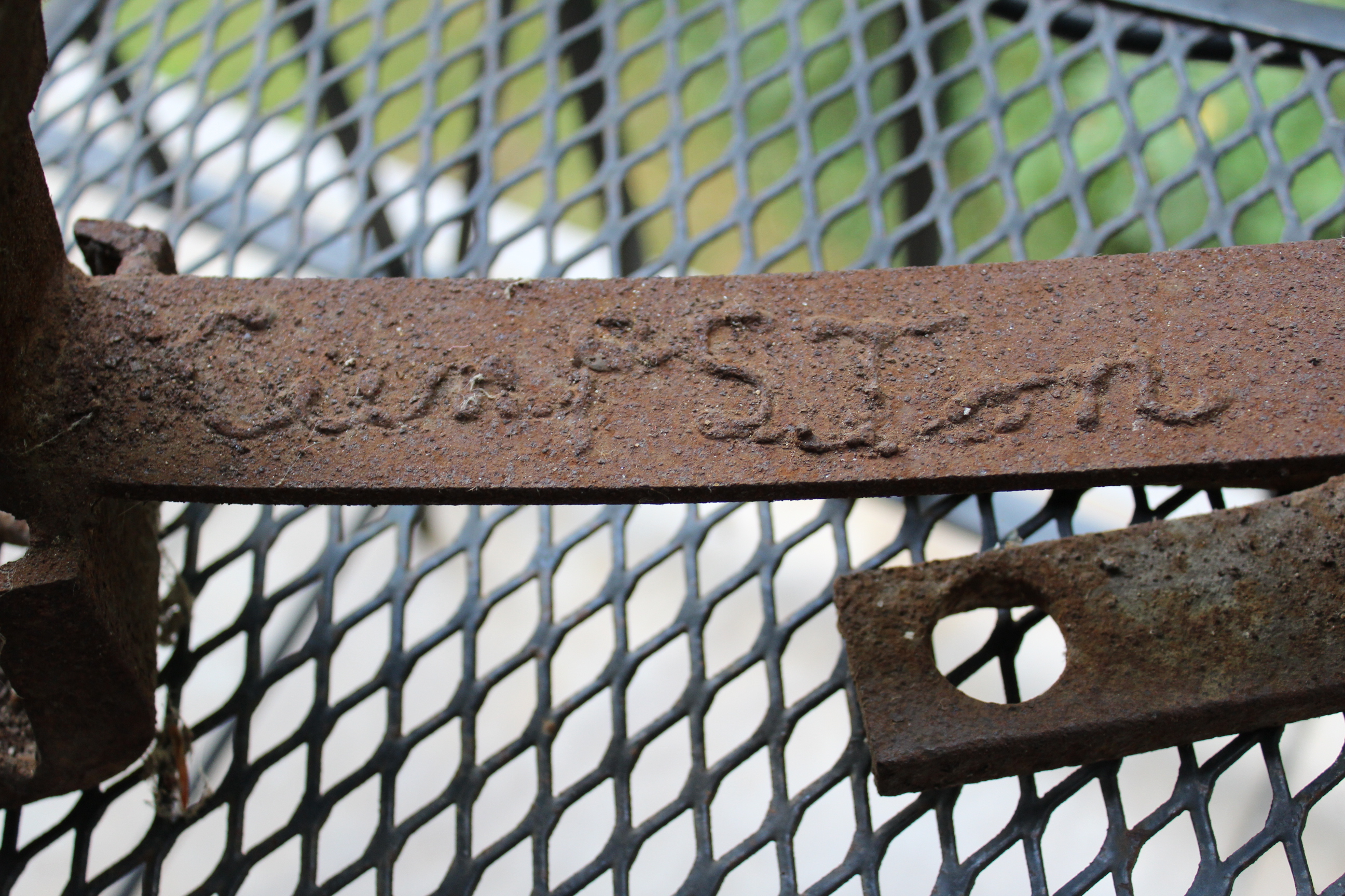 Metal Rabbit Sculpture