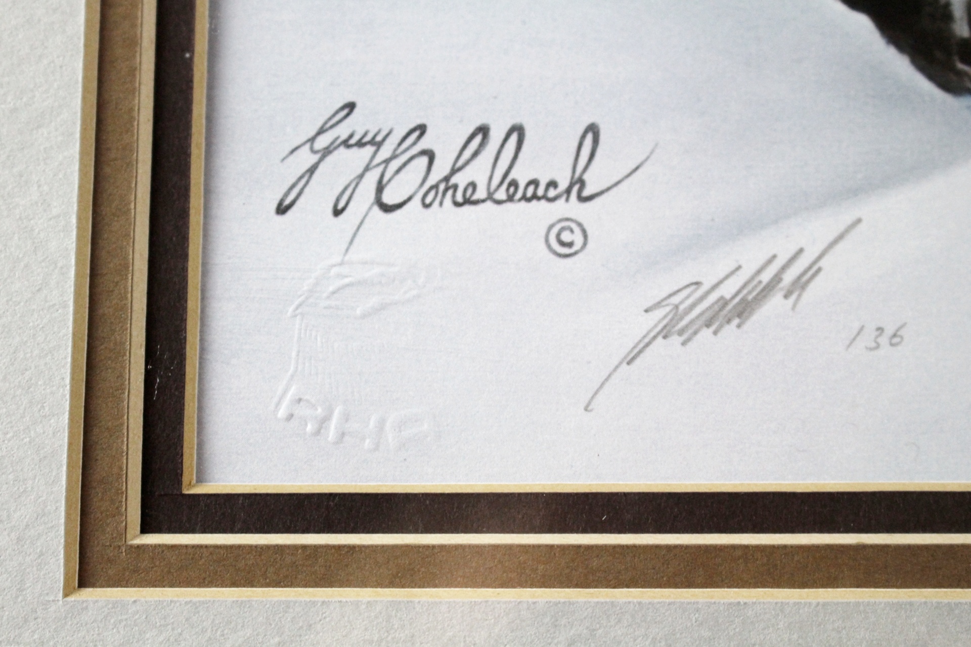 Rare "Wolf Pack" Signed/Numbered Litho by Guy Coheleach