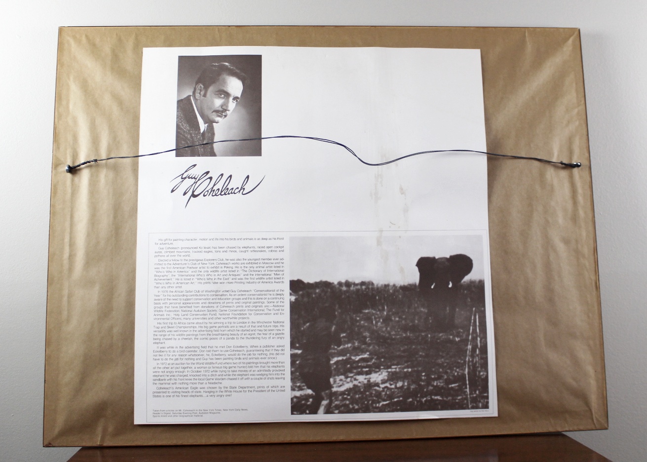 Rare "Wolf Pack" Signed/Numbered Litho by Guy Coheleach