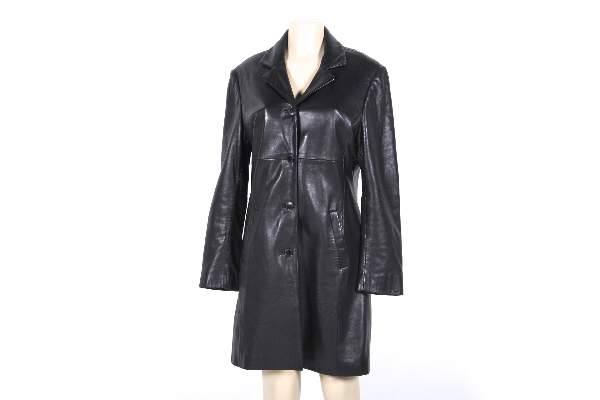 Jones New York Black Leather Jacket