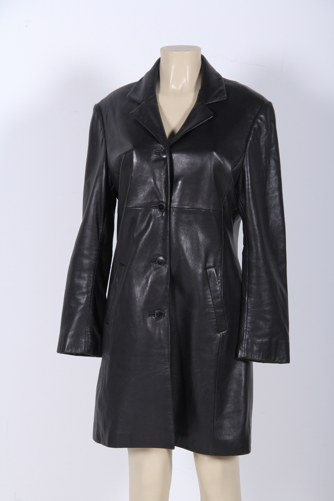 Jones New York Black Leather Jacket