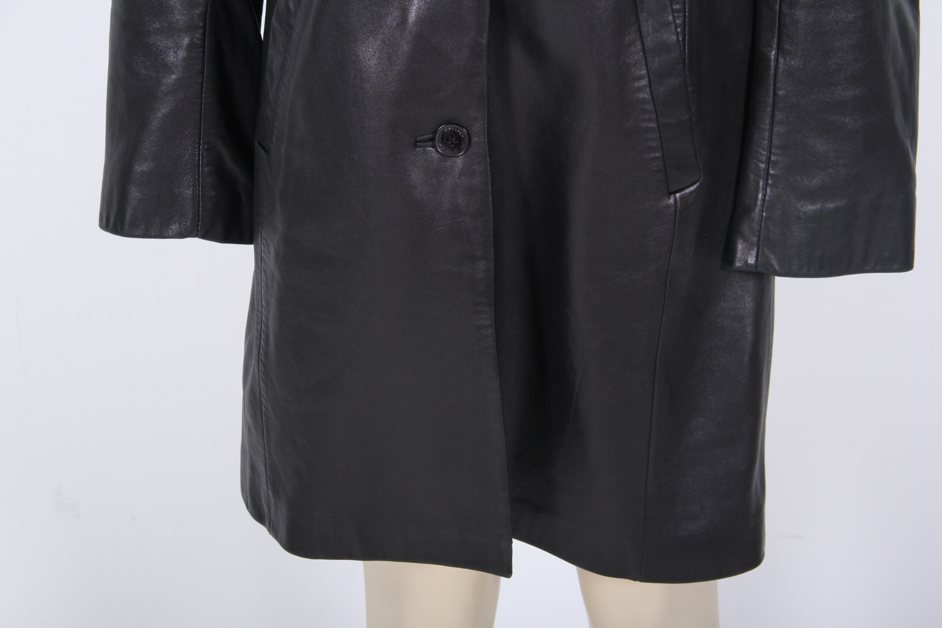 Jones New York Black Leather Jacket