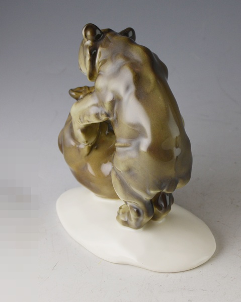 Lorenz Hutschenreuther Porcelain Two Bear Figurine