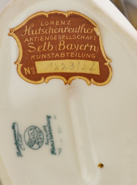 Lorenz Hutschenreuther Porcelain Two Bear Figurine