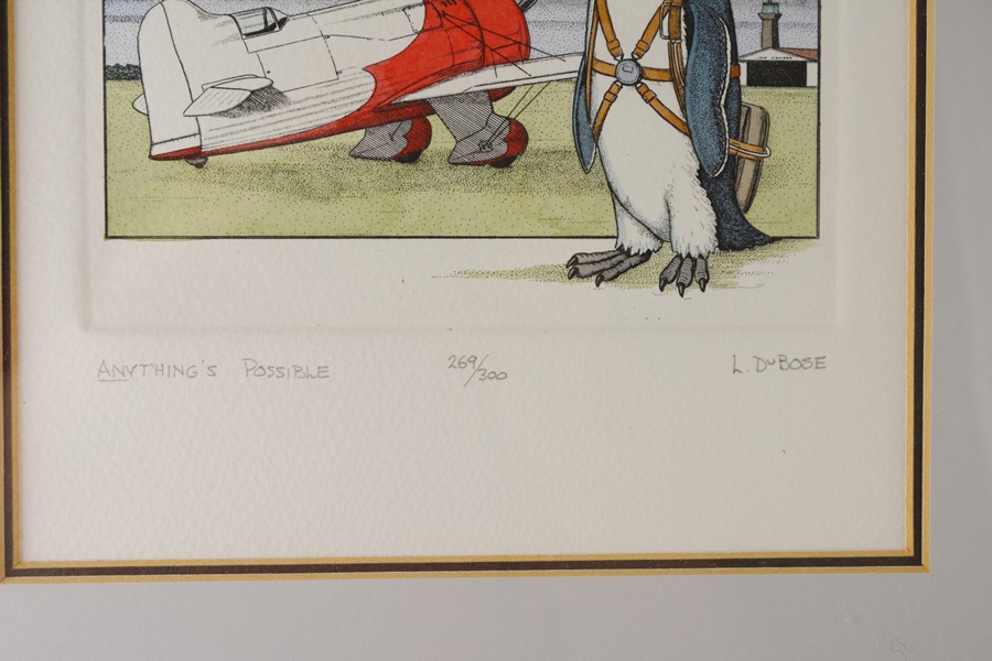 Three Lucius B. Dubose Original Etchings