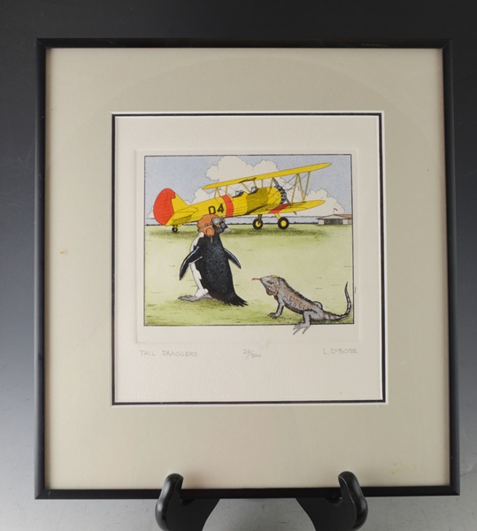 Three Lucius B. Dubose Original Etchings