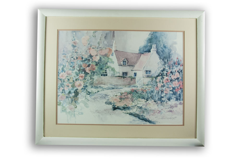 "Cottage Set In Forest" by Dalina Darton