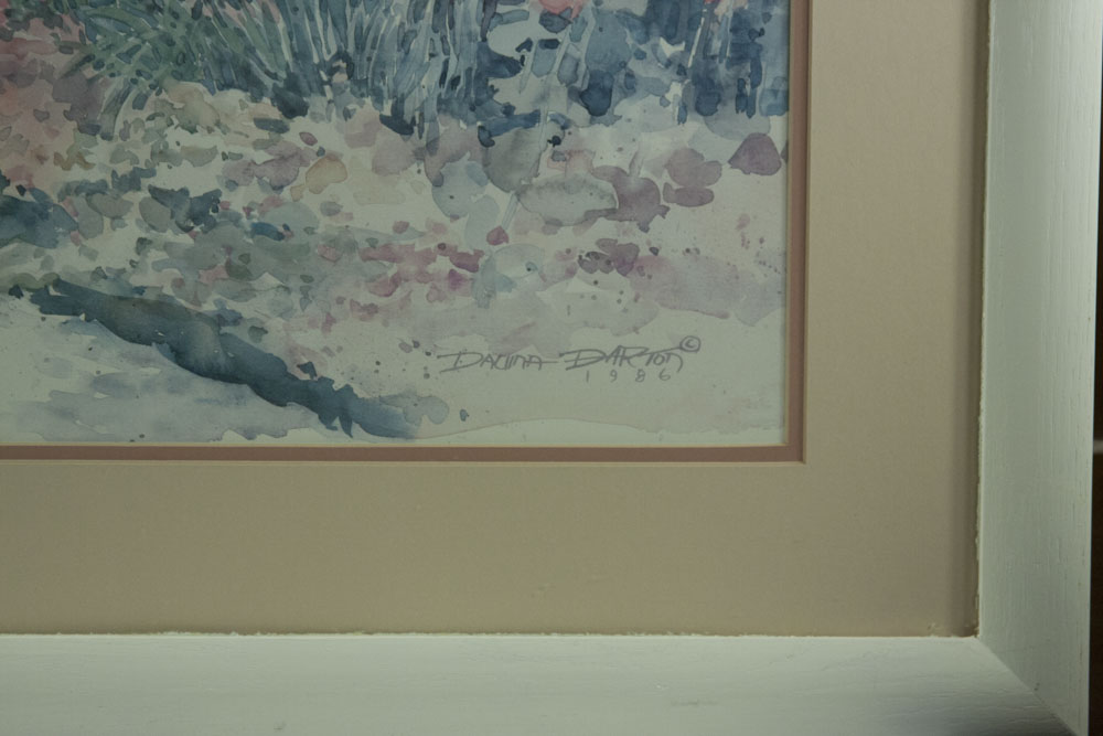 "Cottage Set In Forest" by Dalina Darton