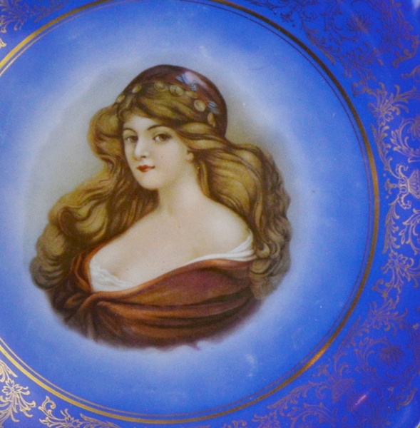 Two Bavaria Schumann Arzberg Germany Figural Plates