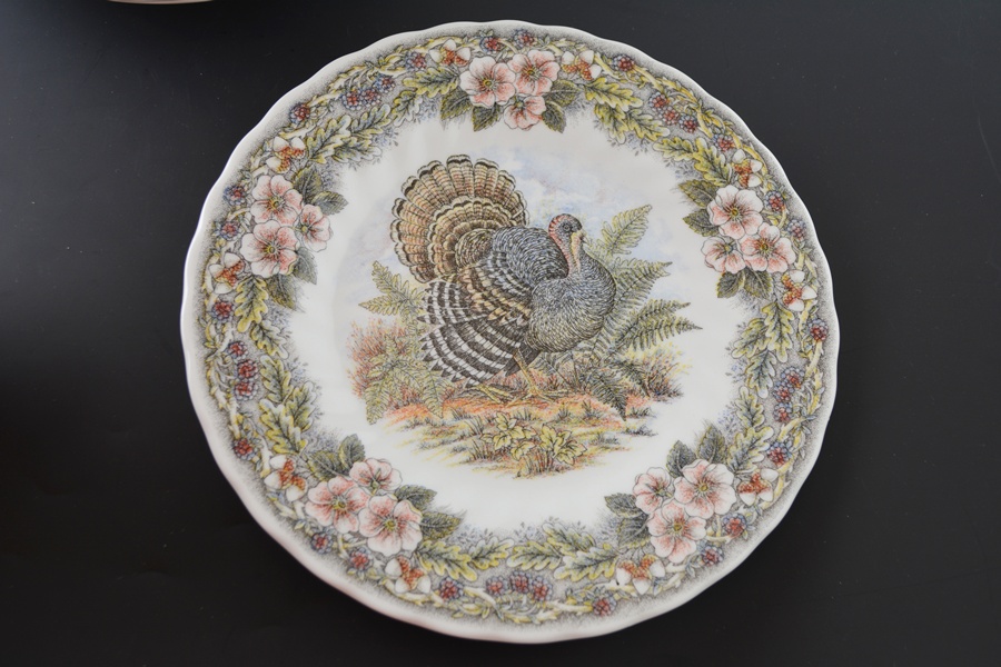 Churchill China "Thanksgiving" Plates Set of Twelve